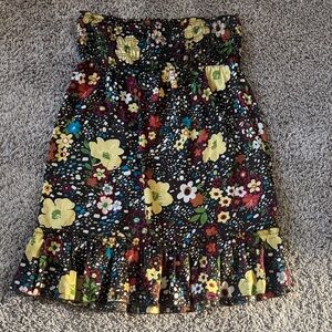 Tempted Floral Print Women's Tube Dress - Size S